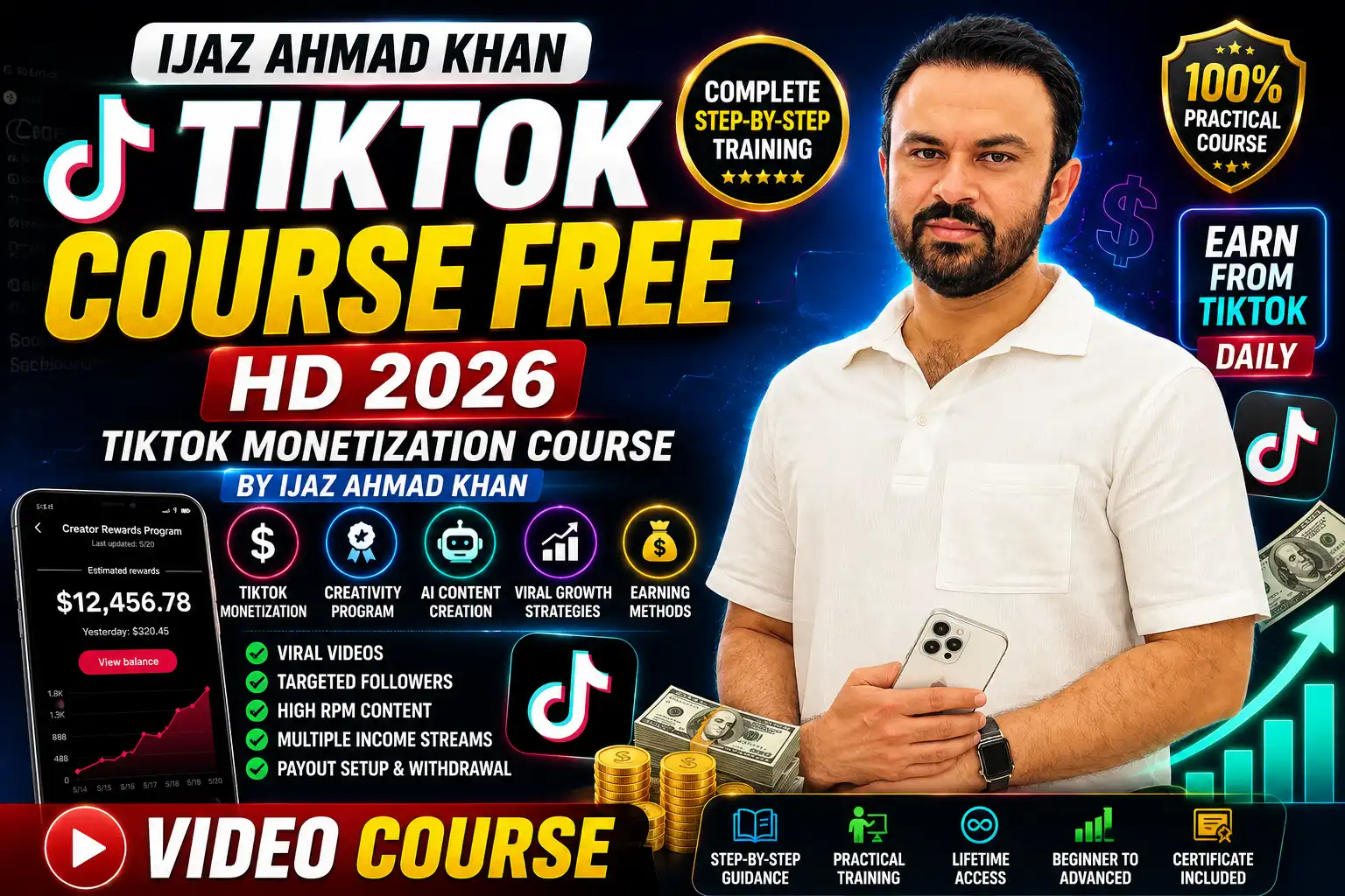 Ijaz Ahmad Khan TikTok Course