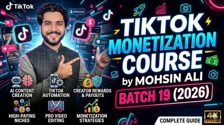TikTok Monetization Course by Mohsin Ali Batch 19 (2026)