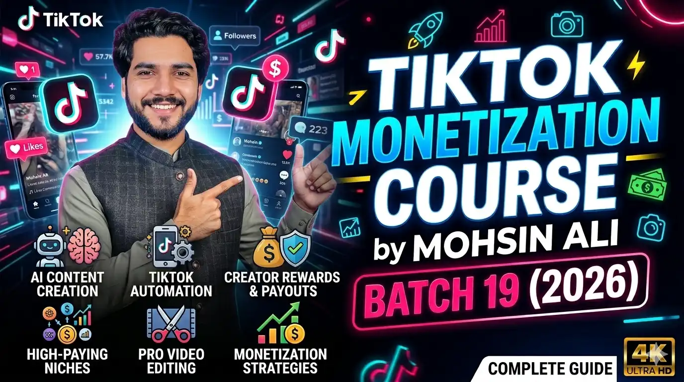 TikTok Monetization Course by Mohsin Ali Batch 19 (2026)