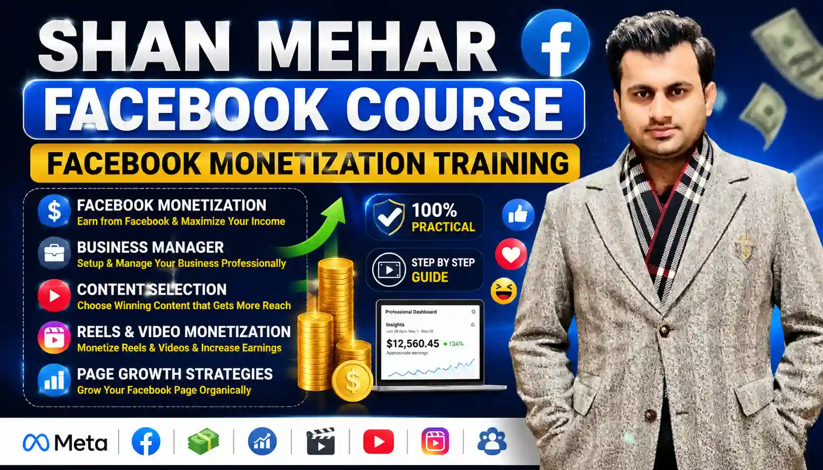 Shan Mehar Facebook Course – Facebook Monetization Training